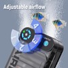 Live Bait Aerator,Ultra-Long Battery Life,Rechargeable Aquarium Air Pump 3w/24GPH(2600mAh Single
