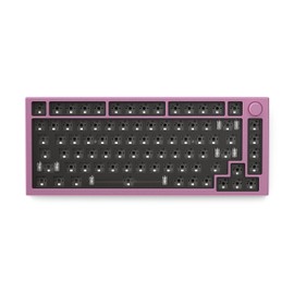 GLORIOUS Top Frame for GMMK PRO - 75% Keyboard with Knob Gaming - Aluminum Mounting Frame for Custom Mechanical Keyboard for PC Gaming and Programming (Prism Pink)