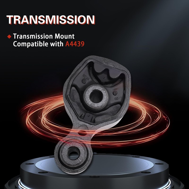 QRYIPPDM Engine Motor and Transmission Mount Kit Compatible with 2014