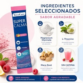 Polvo Sabor Frambuesa, Supercalm Suplemento Alimenticio