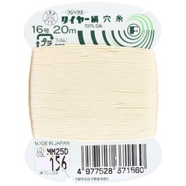 Fujix Tire Silk Hole Thread No. 16 Length 66.6 ft (20 m) col.156