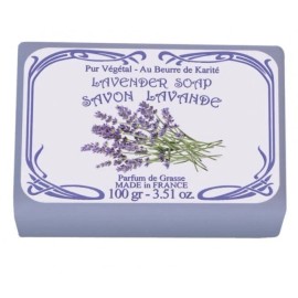 Le Blanc France Lavender Wrapped Soap 100g (2 Pack)