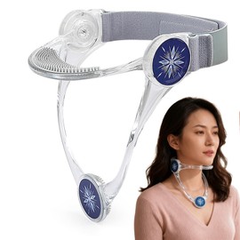 360°Adjustable Neck Support,Neck Brace for Women,Cervical Collar Stretcher Portable,Necks Stretcher,Hump Corrector for Back Posture Corrector Traction and Improving Forward Posture (Clear)