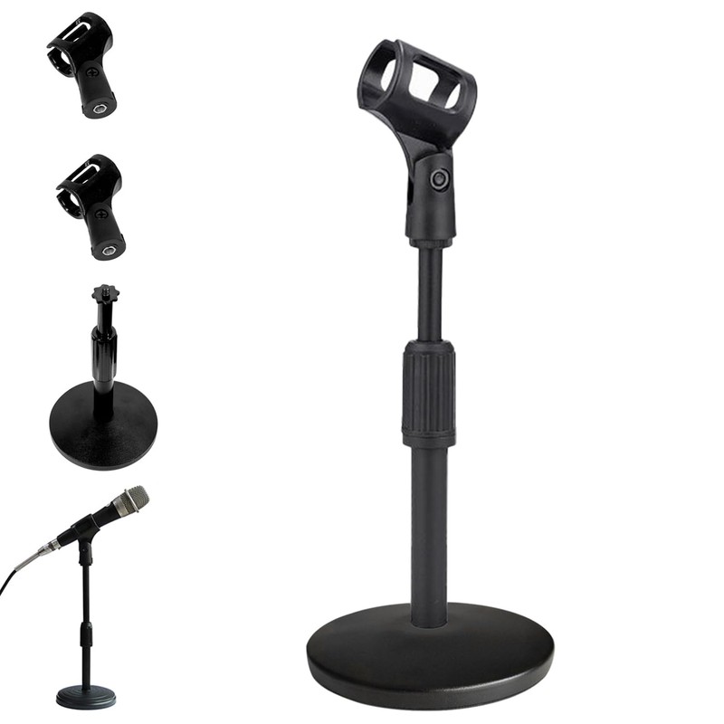 Soporte para Micrófono Ajustable de Escritorio Soporte para Micrófono Mesa