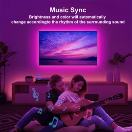 Led Lights for TV Led Backlight, 13.1ft TV Led Light Strip for 45-60 inch tv lights That change with Music Backlights, RGB Led TV Light with Remote, Music Sync Bluetooth APP Control USB Powered