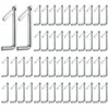 AOKLIT 50Pcs Galvanized Steel Scaffolding Toggle Pins, Scaffold Metal Locking