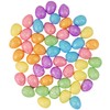 Quickdraw 50 Mini Colourful Glitter Foam Easter Eggs Decorating Bonnets