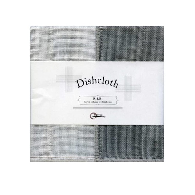 Nawrap Binchotan Charcoal Dishcloths, Naturally Anti-Odor, Set of 3, Aqua,