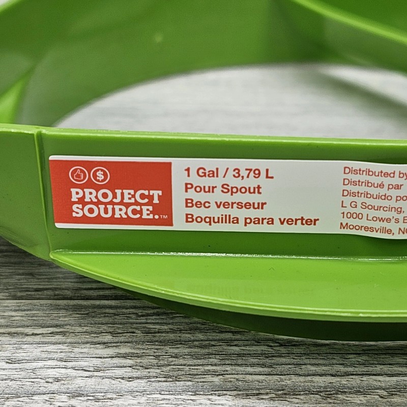 PROJECT SOURCE Plastic Pour Spout for 5 Gallon Bucket &