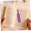 DOITOOL 4Pcs Hand Shaped Plastic Bookmarks Cute Adorable Finger Bookmarks