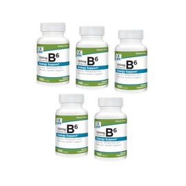 Quality Choice Vitamin B6 100 mg Tablets (Pack of 5)