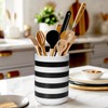Sunddo Kitchen Utensil Holder, 6.7" Large Utensil Crock, Utensil Holder