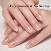 Polvo de uñas cromado blanco Aurora – Brillo espejo para