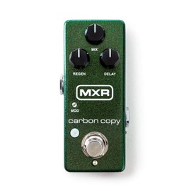 MXR M299 Carbon Copy Mini Analog Delay Bundle with 2 Patch Cables and 2 Instrument Cables