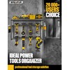 Spampur Power Tool Organizer, 8 Drill Holders Wall Mount, 3