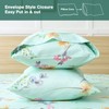 JSD Green Floral Printed Sheet Set King Size 6 Piece,