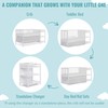 Dream On Me Synergy Convertible Crib and Changer in White