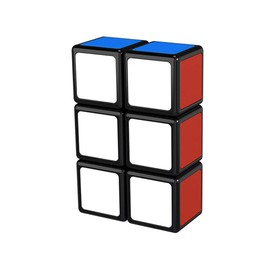 OJIN MO Fang GE 1 x 2 x 3 Cube Puzzle One Layer 1 x 2 x 3 Black Cube Puzzle Cube Smooth Rotating Cube Toy for Beginners (1 x 2 x 3)