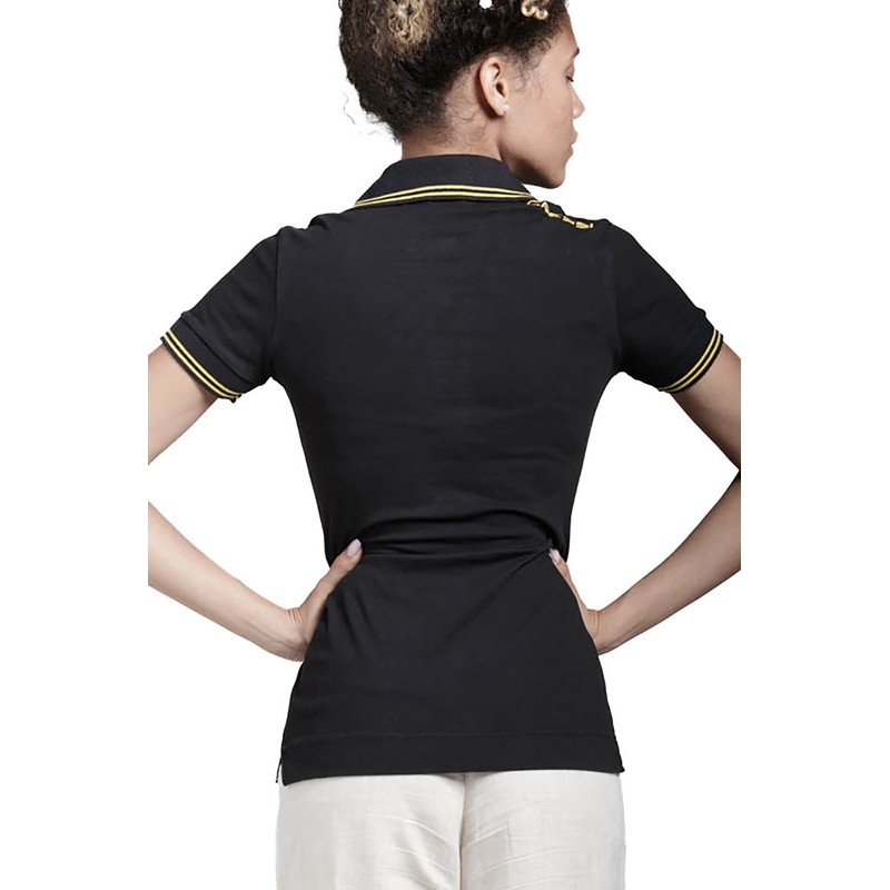 Cressi Polo Donna Nero/Giallo S