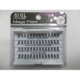 ARDELL (LOT OF 15) Ardell MEGA Knot-Free Flares SHORT Individual Eyelashes  -NEW-