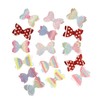 Baluue 16PCS 3.5-Inch Gradient Glitter Hair Bows for Girls Sequin