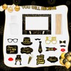 HOWAF Happy New Year Photo Booth Props With Frame, 2025