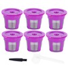 Coffee Capsule Brush Spoon Set Reusable Coffee Making Filter Cup