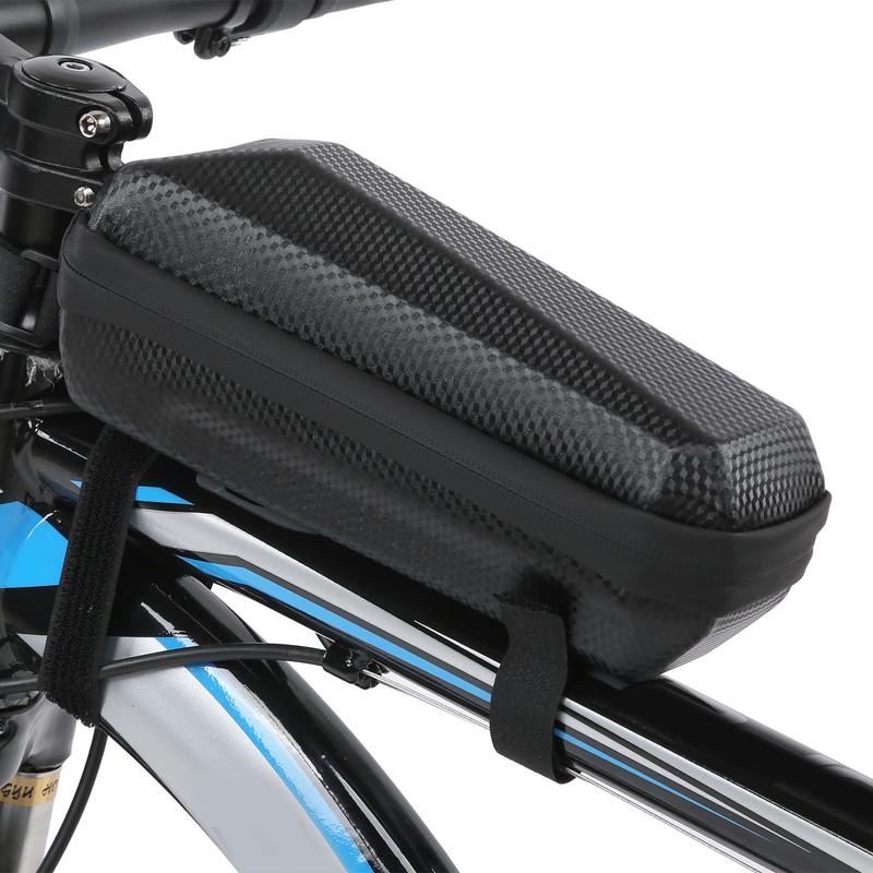 Bicycle Front Frame Bag Waterproof Hard Shell Bike Top Tube