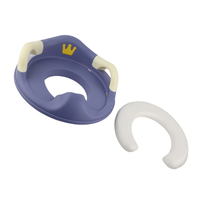 Kids Potty Training Seat Soft PU Cushion Splatter Proof Stable