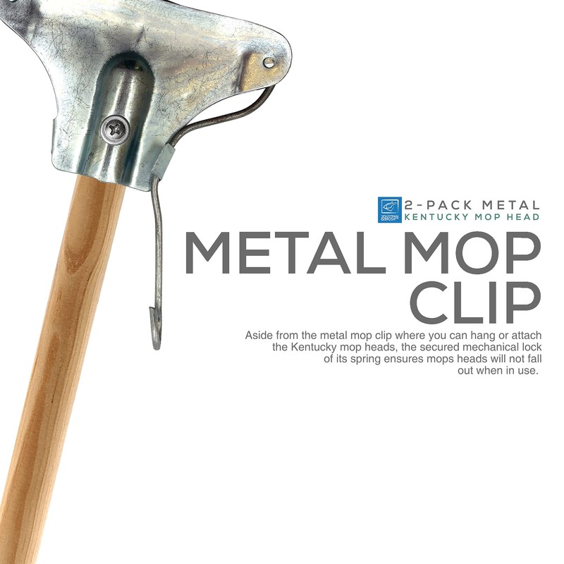 2-Pack Metal Kentucky Mop Clip – Kentucky Mop Head Clip