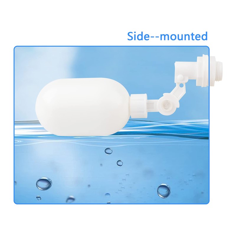 Rowiz Water Float Ball Valve with 1/4" Quick Connect Push