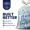 Plasticplace 32-33 Gallon Recycling Bags │ 0.9 Mil │ Clear