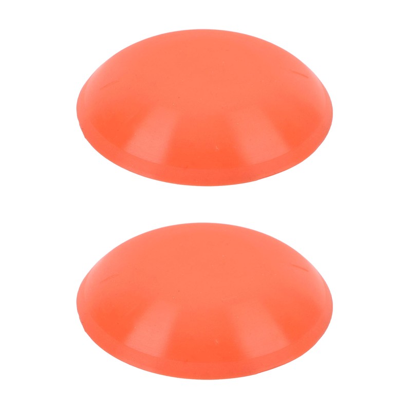 2Pcs Golf Force Pads Orange Rubber Reusable Skill Improvement Enhanced