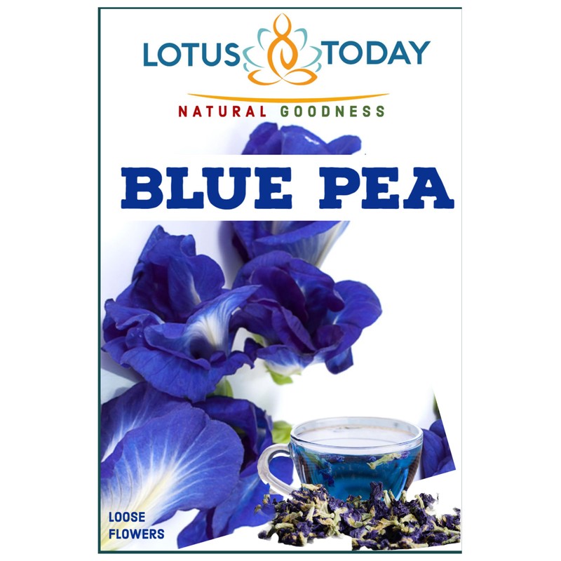 Blue Pea Flower Tea whole Loose flowers 30grams delicate and
