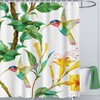 LIVETTY Shower Curtain180x180cm, Waterproof Polyester Fabric Bath Curtain With 12