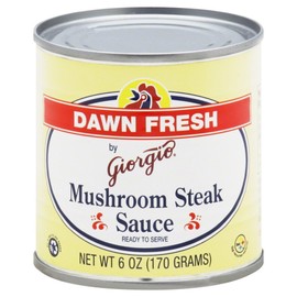 Giorgio Dawn Fresh Mushroom Steak Sauce, 6-Ounce (Pack of 12)