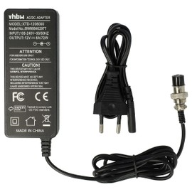 vhbw Power Supply Replacement for Intermec 851-075-001, 851-075-003 for POS Barcode Scanner, Handheld Laser Scanner - 230 cm