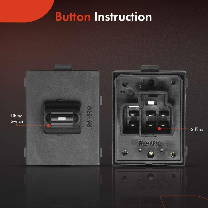 A-Premium - Interruptor de ventana eléctrica compatible con Jeep Grand