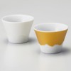 Mt. Fuji T95090180 Pair Ochoko (In Wooden Box), Mica Gold,