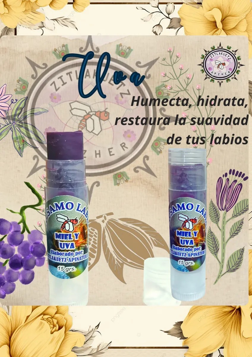Bálsamo Labial (pack) 4pz Hidratante Karité Coco Cacao 6gr