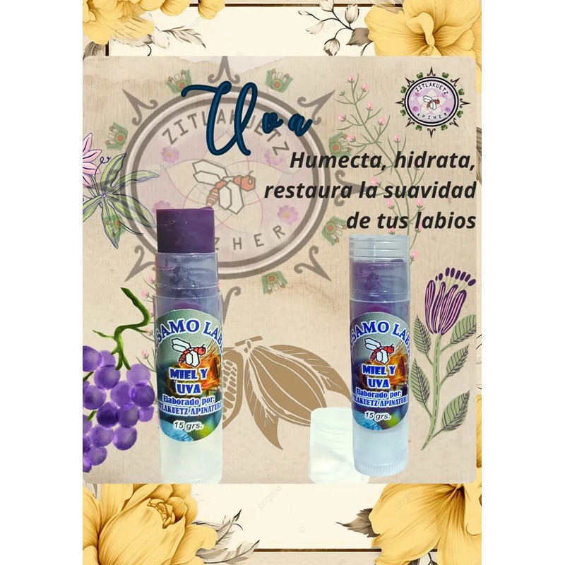 Bálsamo Labial (pack) 4pz Hidratante Karité Coco Cacao 6gr