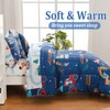 Tasselily 4 Pcs Construction Twin Bedding Sets for Boys Truck
