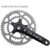DJC Prowheel Road Bike crankset 110bcd Build-in Spindle Hollow tech