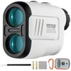 VEVOR Golf Rangefinder, 650 Yards Laser Golfing Hunting Range Finder,