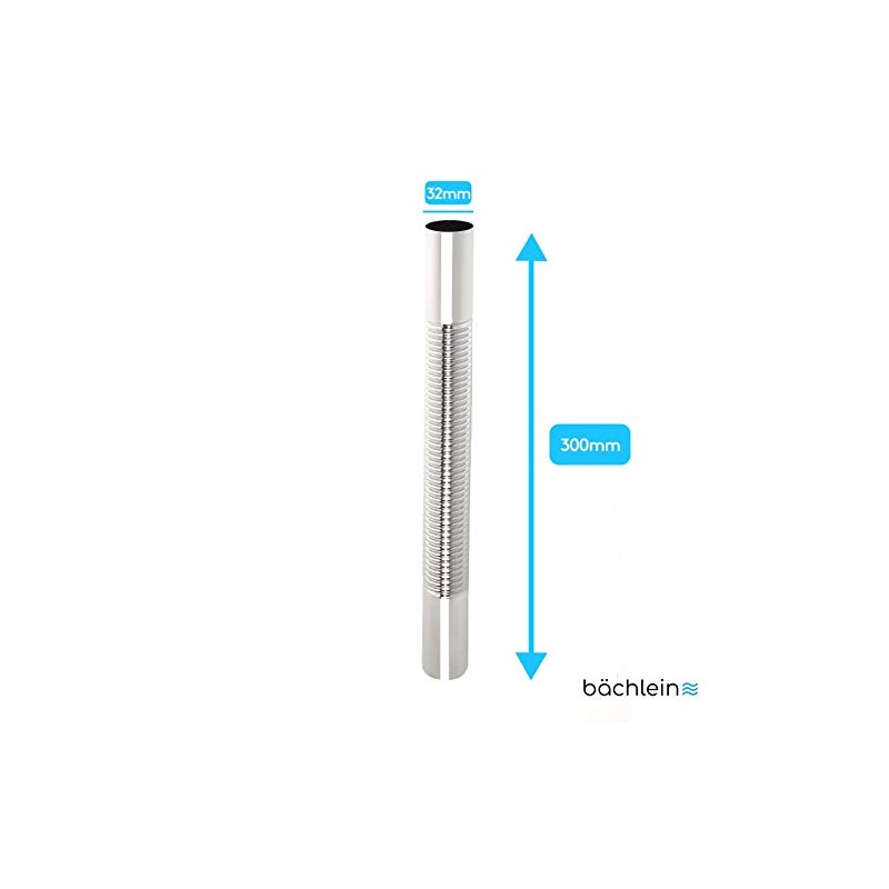 Bächlein Flexible siphon wall pipe for design siphon or cup