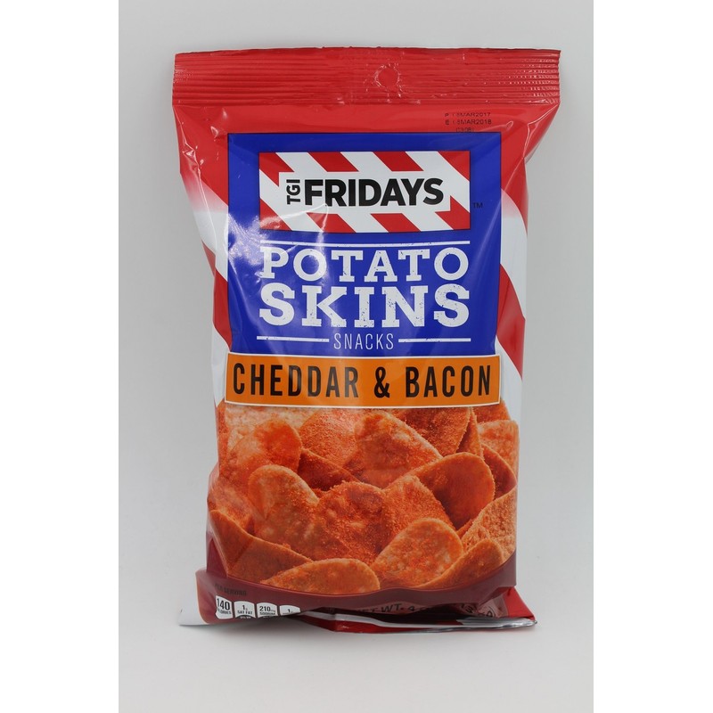 Tgi Fridays, Cheddar & Bacon Potato Skins, 4 Ounce