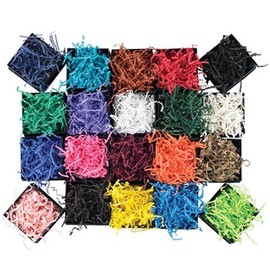 JAM Paper® Shred Tissue Paper (krinkeleen) - Silver - 2 ounce bags