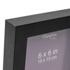 Hampton Frames Photo Frame, Black, 8x8 (20x20cm)