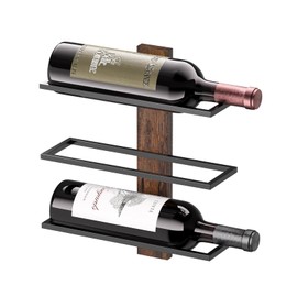B4Life Wine Rack Wall Mounted Wall Wine Rack Wall Wine Racks for 3 Wine Bottle Wall Mount Wine Rack Hanging Wine Rack Wine Holder Wall Wine Racks for Wall Wine Wall Decor