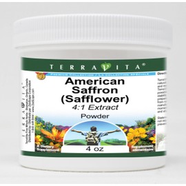 American Saffron (Safflower) 4:1 Powder (4 oz, ZIN: 512701)